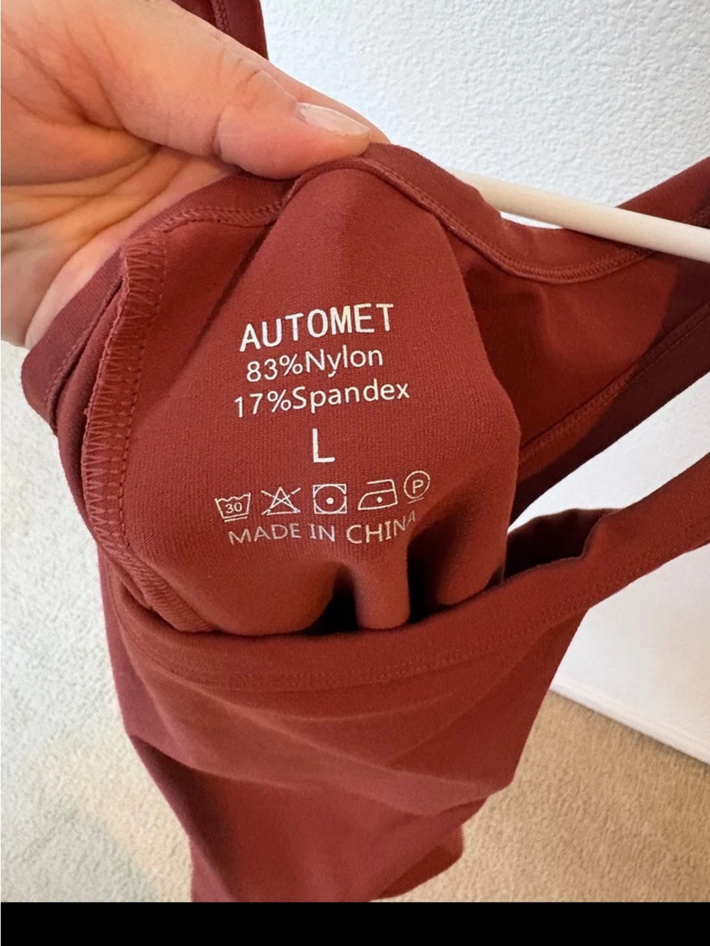 Automet Rust Body Shaping Romper - Picture 3 of 3